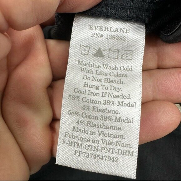 Everlane Women’s NWT Black‎ Minimalist Luxury The Dream Pant Med/W30/L27 - Picture 7 of 11